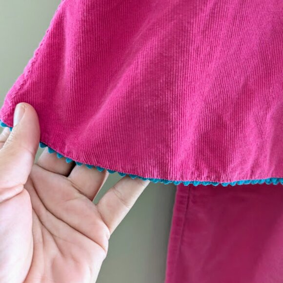 Little Girls 2 Piece Outfit Set Pink Corduroy Pants and Jumper Cupcakes Size 5 - Picture 4 of 7